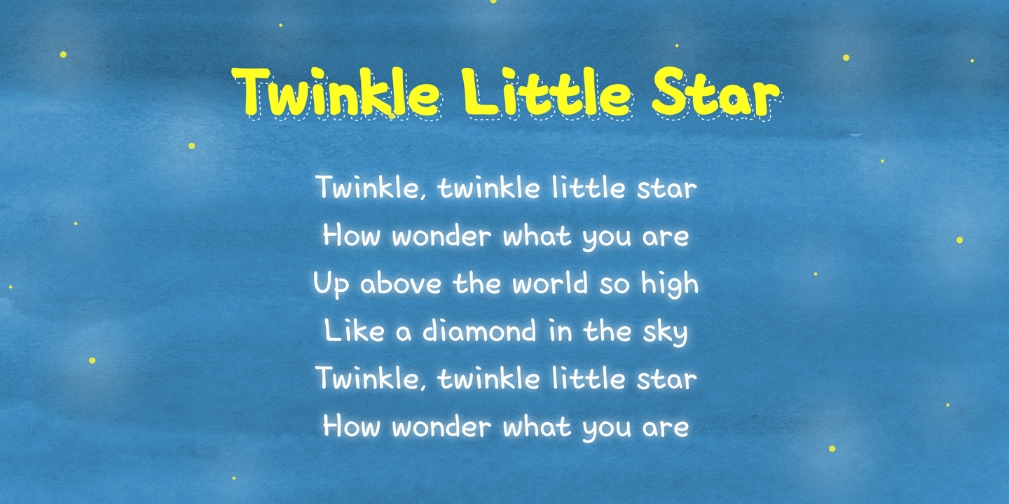 폰트 예시 이미지 4