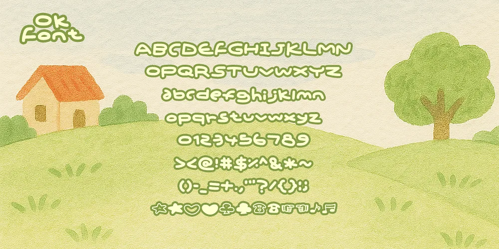 폰트 예시 이미지 2
