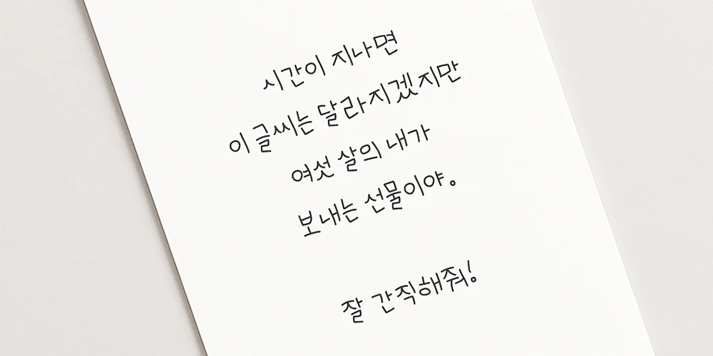 폰트 예시 이미지 2