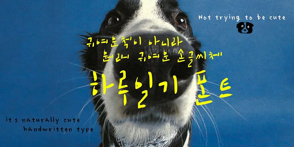 폰트 예시 이미지 1